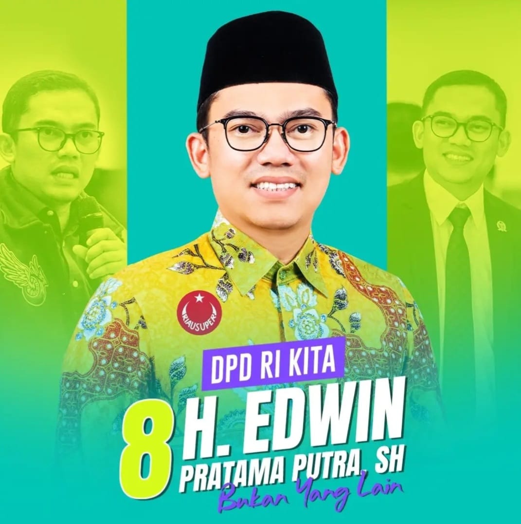 Senator Riau Edwin Pratama Putra Hantarkan Formulir Bupati Kampar ke DPD PKS